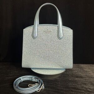 Kate Spade Glittering Light Blue Crossbody Bag